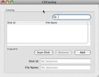 CD Catalog Screenshot