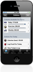 check out Edibles for iPhone and iPod Touch in the iTunes App Store